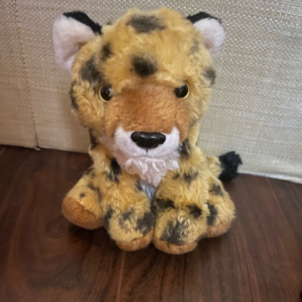 Wild Republic Cheetah Cub Spotted Stuffed Cat Plush
